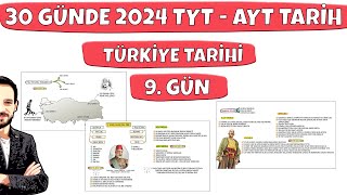 30 GÜNDE YKS TARİH KAMPI TYT AYT 9 Gün Yerleşme ve Devletleşme Sürecinde Selçuklu Türkiyesi ayt [upl. by Elfstan681]