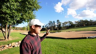 Seeding The Ultimate Backyard Golf Green  Bentgrass Putting Green [upl. by Ylrebmik490]