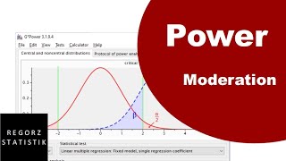 GPower für Moderationsanalysen [upl. by Acsecnarf720]