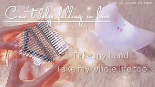 Cant help Falling In Love  Kalimba Cover [upl. by Ulda]