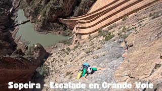 Escalade en grande voie à Sopeira en Espagne [upl. by Jolene863]