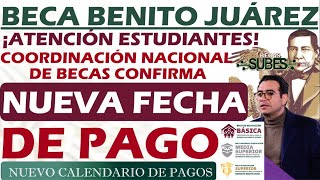 Nueva Fecha de Pago Para Beneficiarios de la Beca Benito Juárez [upl. by Sully328]