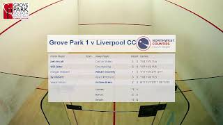 Grove Park 1 vs Liverpool CC 1 featuring Joel Arscott Will Salter Connor Sheen  Cory Harding [upl. by Orlando]