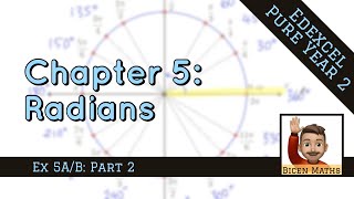 Radians 2 • Converting between Degrees and Radians • P2 Ex5AB • 💡 [upl. by Tychon]