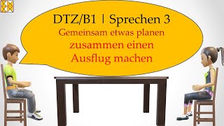 B1 Goethe  ÖSD  DTZ  Sprechen 3  Gemeinsam etwas planen  einen Ausflug machen [upl. by Arymas]