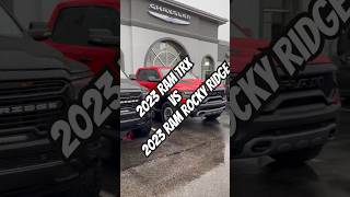 2023 Ram TRX vs 2023 Ram Rocky Ridge car dodge [upl. by Laerol666]