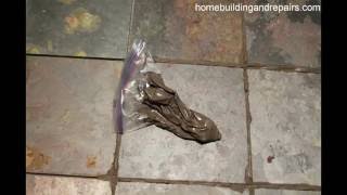 Use a Bag to Grout Stone Tiles and Bricks – Home Building and Remodeling Tips [upl. by Antoine]