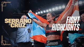 UNDISPUTED  Amanda Serrano vs Erika Cruz Fight Highlights [upl. by Akeit]