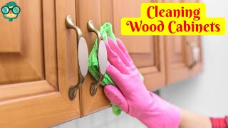 How to Clean Wood Cabinets and Make Them Shine How to Clean Kitchen Wood Cabinets Kitchen Cabinets [upl. by Jemma970]