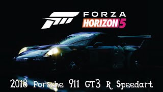 Forza Horizon 5  2018 Porshe 911 GT3 R Speedpaint [upl. by Nort]