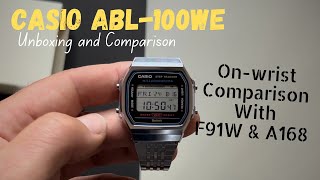 Casio ABL100WE Unboxing and Comparison [upl. by Borlow]