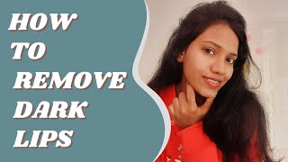 dark lip treatment  how to remove dark lips how to get pink lip [upl. by Stucker]