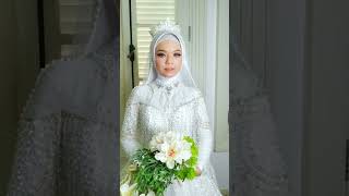 Bridal hijab wedding makeupweddingbandungmakeupartistmakeuppengantinbandungmakeupmuajawabarat [upl. by Ide]