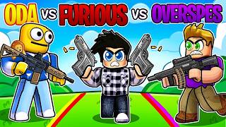 ODA vs FURIOUS vs OVERSPES dans Roblox Rivals [upl. by Phyl]