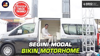 Intip Biaya Bikin Motorhome Mewah Toyota Hiace Premio By Baze  Mobil Gede [upl. by Glorianna]