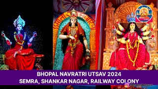 Bhopal Navratri Utsav 2024  Semra Chandbad Railway colony  Bhopal Utsav [upl. by Sukul]