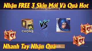 Liên Quân  Nhận Free 3 Skin Mới Trong Sự Kiện Mới Lễ Hội 5vs5  Chung Sức Nhận Quà [upl. by Naitsyrk]