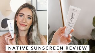 Native Face Sunscreen Review [upl. by Gayl61]