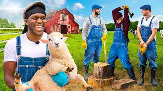 SIDEMEN BECOME FARMERS FOR 24 HOURS [upl. by Doownil]