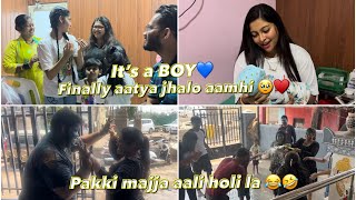 FINALLY 😍 आम्ही आत्या झालो🥹  HOLI LA AALI FULL MAJJA 😂🤣  PAYAL PATIL VLOGS ♥️ [upl. by Saduj707]