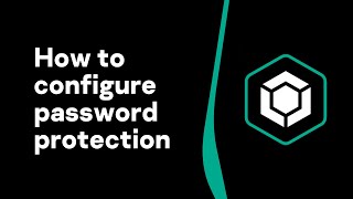 Part 7 How to configure password protection [upl. by Bloxberg]