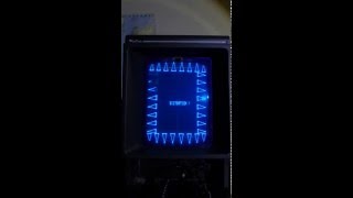 Vectrex Test Cart and Test Cart Overlay test demonstration [upl. by Nagol751]