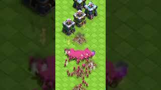 Every level of archer tower vs 1000 archers 1 level 🤯 vs Archer clashofclans [upl. by Airbmak]