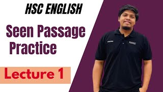 HSC English 1st Paper  Seen Passage Practice  CM Reza  10 Minute School [upl. by Sirac]