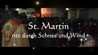 St Martin ritt durch Schnee und Wind [upl. by Akenahs]