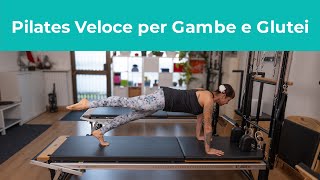 Pilates Veloce per Gambe e Glutei  Esercizi di Pilates a casa [upl. by Atikim]