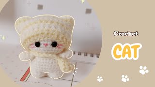 Crochet CAT  P1 cat amigurumi handmade crochet [upl. by Elorac55]