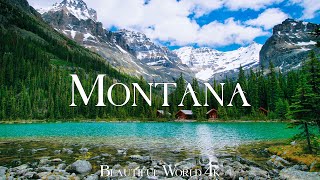 Montana 4K  Scenic Relaxation Film With Relaxing Piano Music  4K Video UHD [upl. by Frederic]