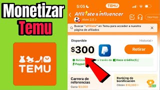 COMO GANAR DINERO CON TEMU [upl. by Zelda]