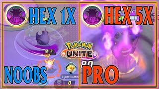 Pokemon Unite  Gengar Mechanics  How To Do Unlimited Hex [upl. by Refenej865]