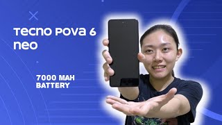 Tecno Pova 6 Neo review King of Battery [upl. by Odanref]