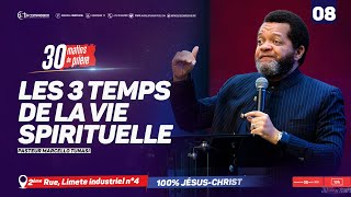 Les 3 temps de la vie spirituelle Pasteur MARCELLO TUNASI 30 matins de prière  jour 8 [upl. by Enilra682]