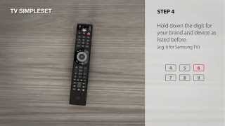 Universal Remote Control – URC 7980 Smart Control  how to setup by SimpleSet [upl. by Seamus]