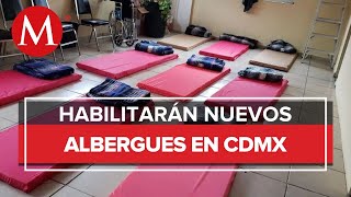 Gobierno de CdMx habilitará tres albergues para migrantes [upl. by Gnivri624]