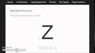 Typing Practice for Kids  Alphabet Practice [upl. by Zwiebel]