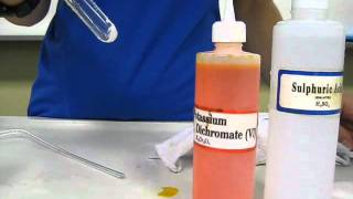 Sulfur dioxide gas test [upl. by Gabbie]