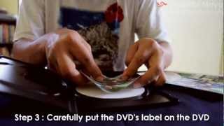 How to make DVD labelcover in less than 1 minute [upl. by Cuthbertson]