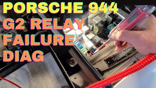 Troubleshooting the Porsche 944 g2 relay  one step closer to starting [upl. by Dnalhsa480]