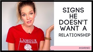 Signs he doesnt want a relationship with you  How to tell he doesnt want a relationship [upl. by Drawets]