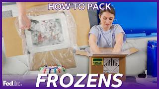 How to pack and ship perishables frozen food – FedEx [upl. by Anierdna890]