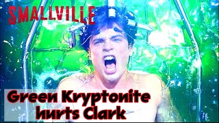 Superman  Green Kryptonite hurts Clark on “Smallville” [upl. by Nairot]