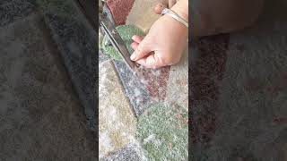 Trimming patterns for carpetssculptedcarpet Carvedcarpet [upl. by Alejo455]