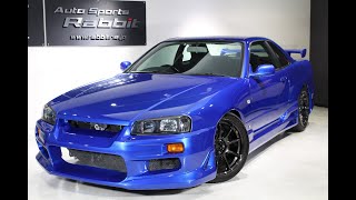 オートスポーツラビットGTスポーツ専門店 スカイライン SKYLINE R34 ER34 ２５GTT RB25DET [upl. by Annaillil194]