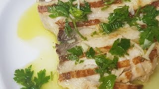 PESCE SPADA ALLA GRIGLIA  FoodVlogger [upl. by Htims]