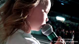 The Detty Sisters5 Year Old Lily Detty Singing The National Anthem Official Video [upl. by Storer225]