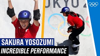 Sakura Yosozumi wins GOLD in the womens park 🇯🇵🛹 [upl. by Doggett313]